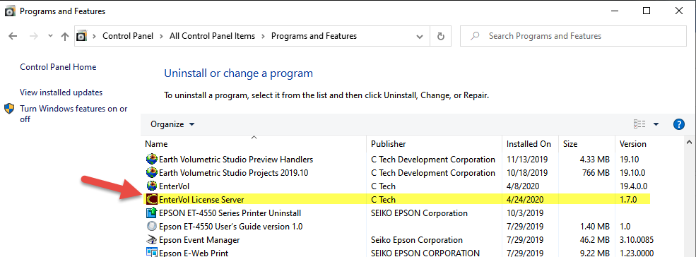 EnterVol License Server