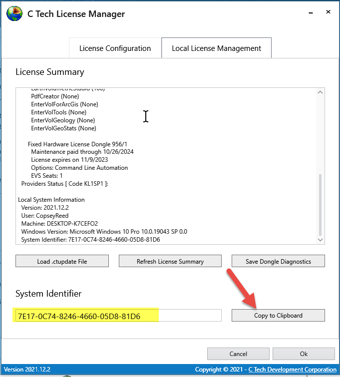 Get System Identifier
