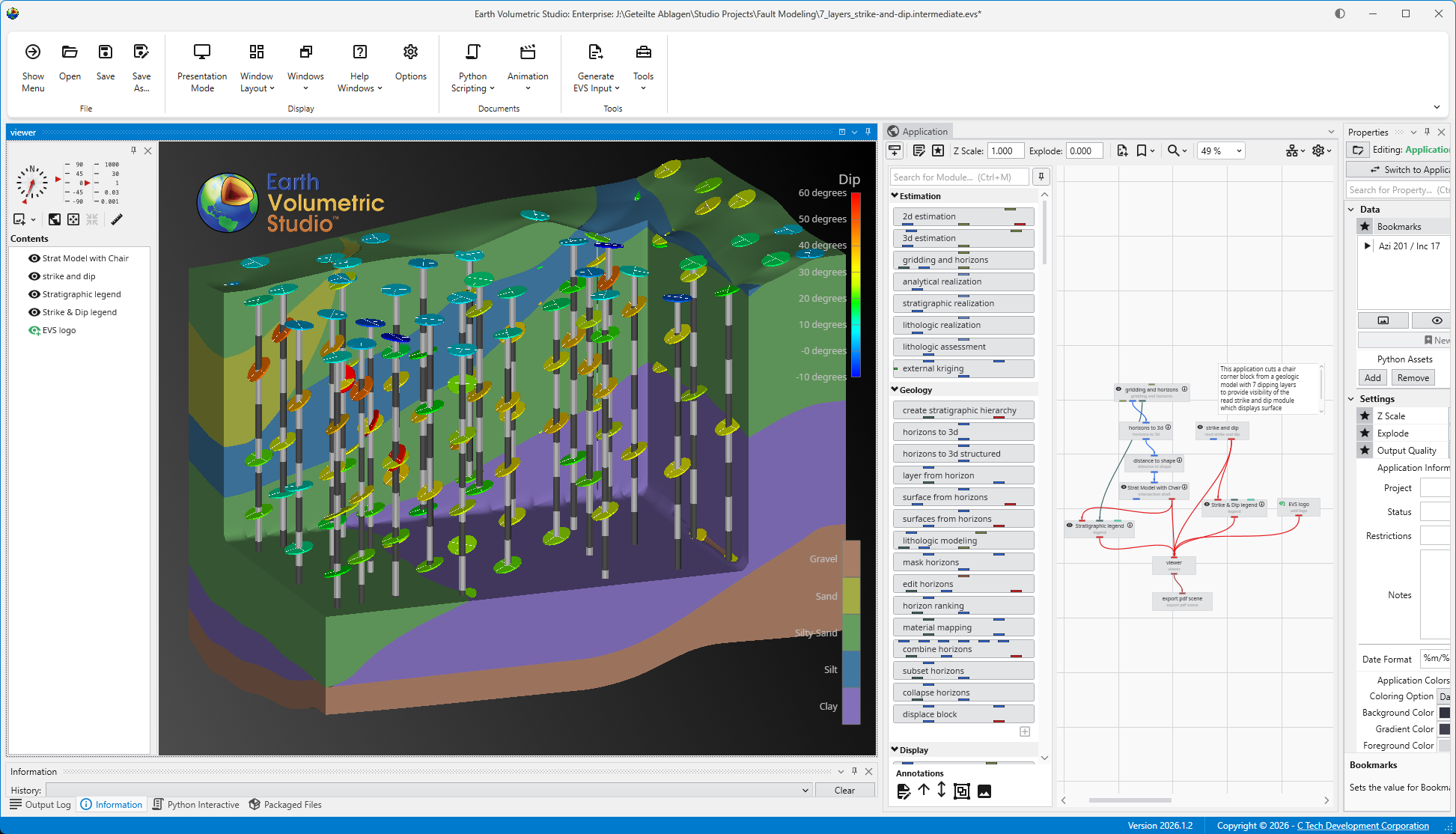 EVS scene output ready for PDF export